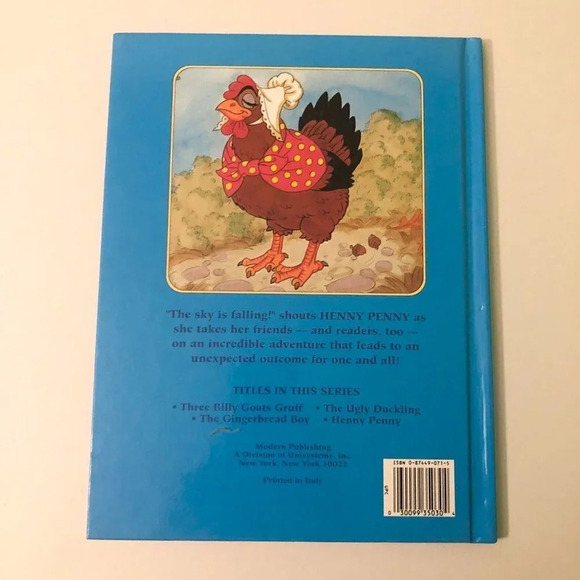Vintage 1994 Henny Penny Retold  By Jim Lawrence Modern Publishing - Picture 2 of 16